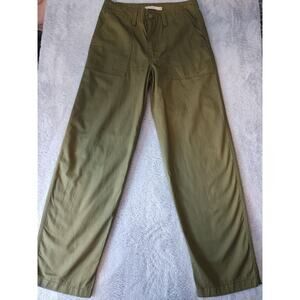 Levi's Pants '94 Baggy Utility Mid Rise Straight Leg Green Women's Sz. 25